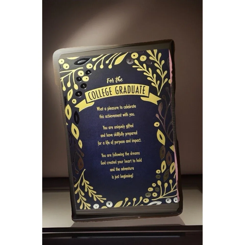 DaySpring Joyfully Yours Christian College Graduate Graduation Card w/ Envelope